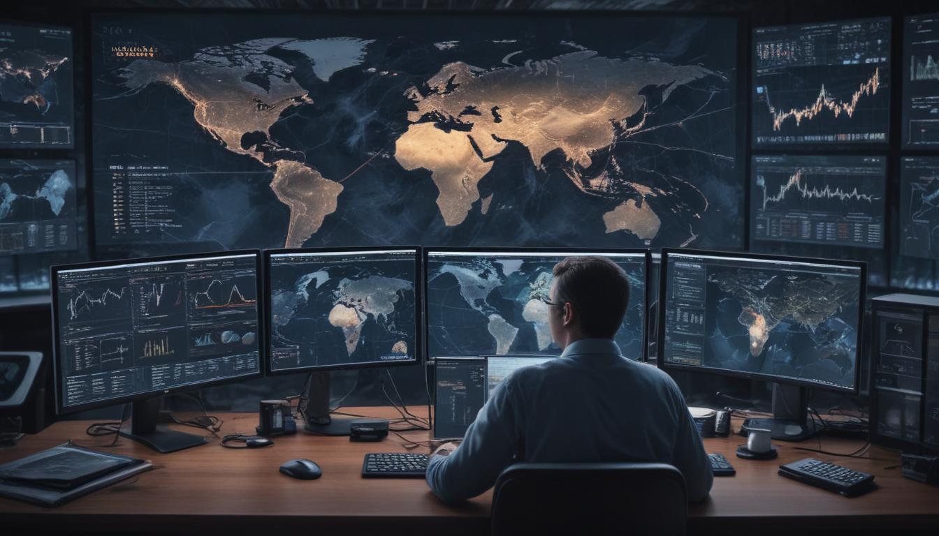 An image illustrating Global Cyber Threats March 23, 2026: AI-Driven Attacks, Data Breaches, and Social Engineering