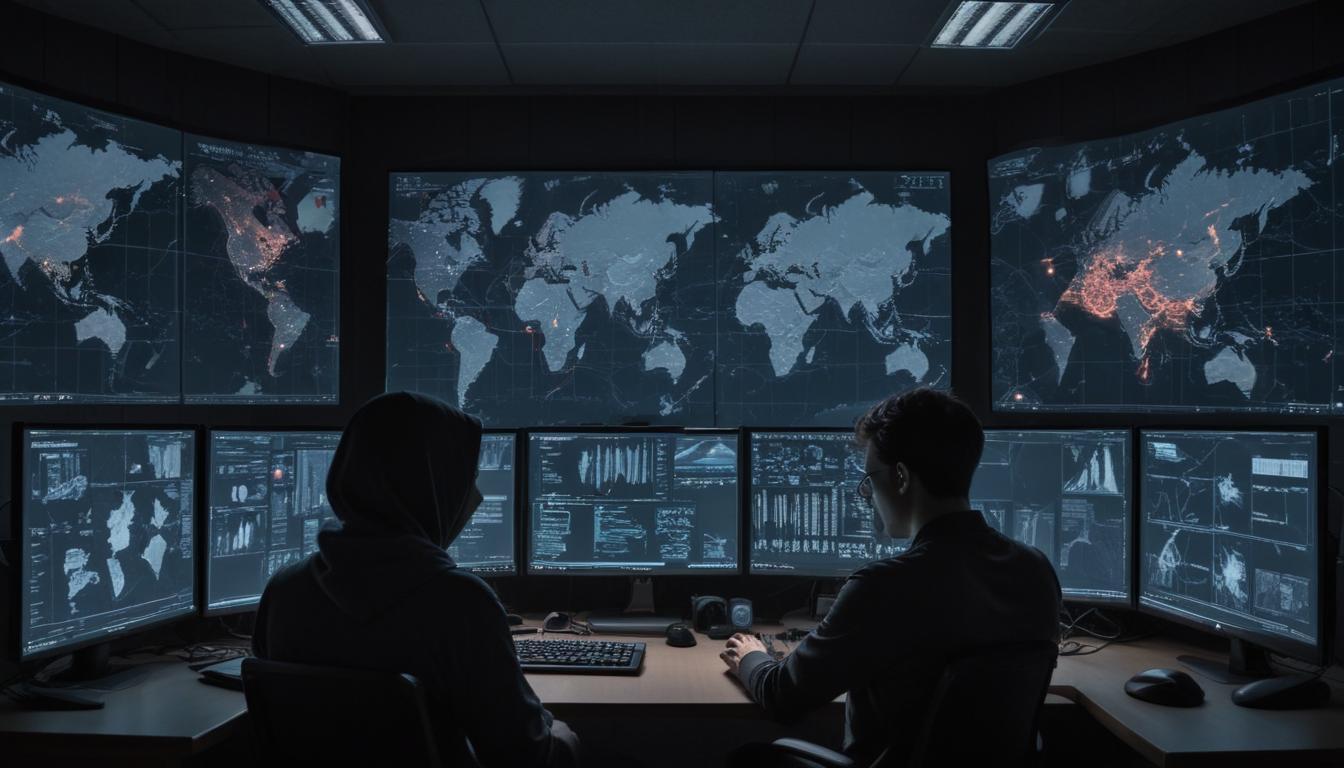 An image illustrating Global Cybersecurity Threats and Legal Actions in March 2026