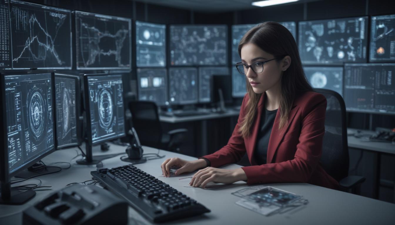 An image illustrating AI in Cybersecurity Innovation and Risk Management