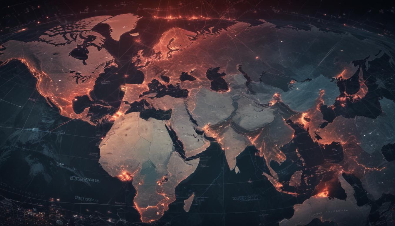 An image illustrating Cyber and Kinetic Conflicts Emerge as US-Israel-Iran Tensions Escalate