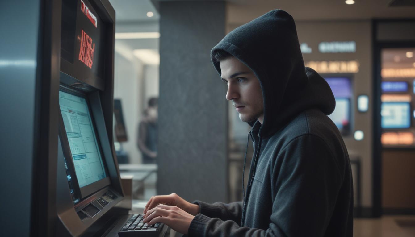 An image illustrating Cybersecurity Digest March 3 2026 ATM Jackpotting Surge Massive Data Breaches and AI-Powered Scams