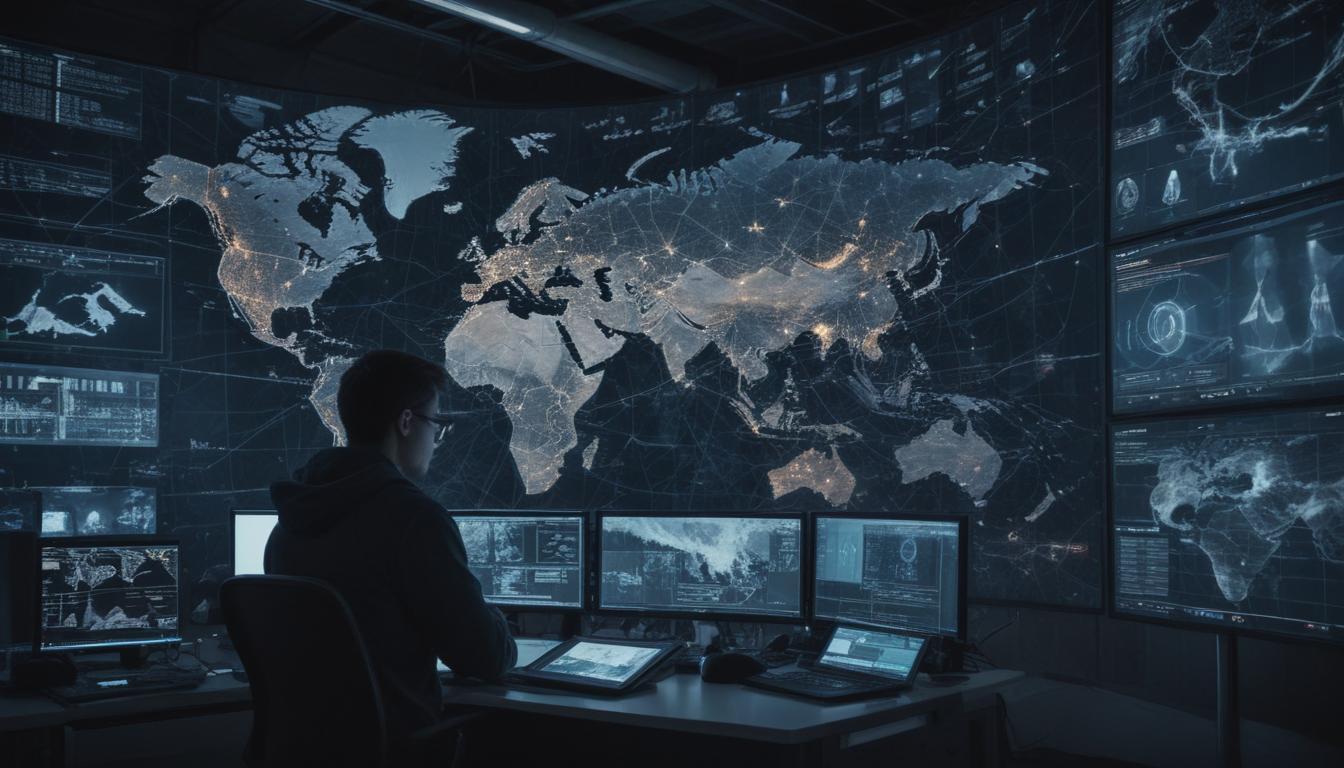 An image illustrating Global Cyber Threats Escalate Amid Geopolitical Tensions, Deepfake Surge, and Critical Infrastructure Breaches
