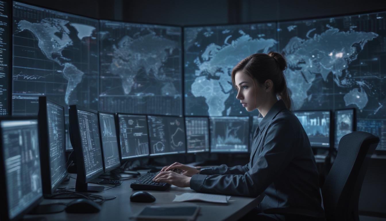 An image illustrating Cybersecurity Threats Escalate: From Global Crackdowns to Devastating Breaches and AI-Powered Scams