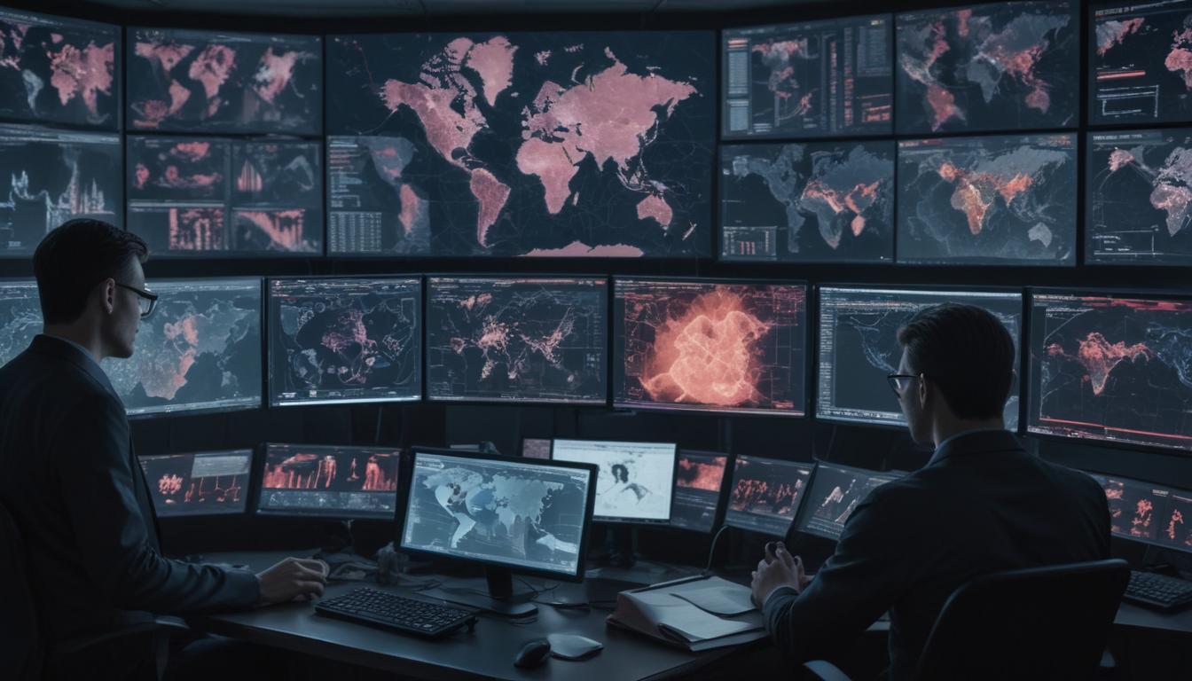 An image illustrating Global Cybersecurity Threats Escalate: Fraud Surge, State-Backed Cyberattacks, Ransomware, and Social Engineering Dominate Headlines