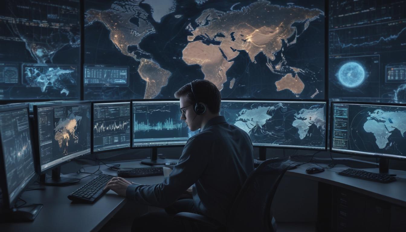 An image illustrating Cybersecurity Threats and Emerging Trends Analysis