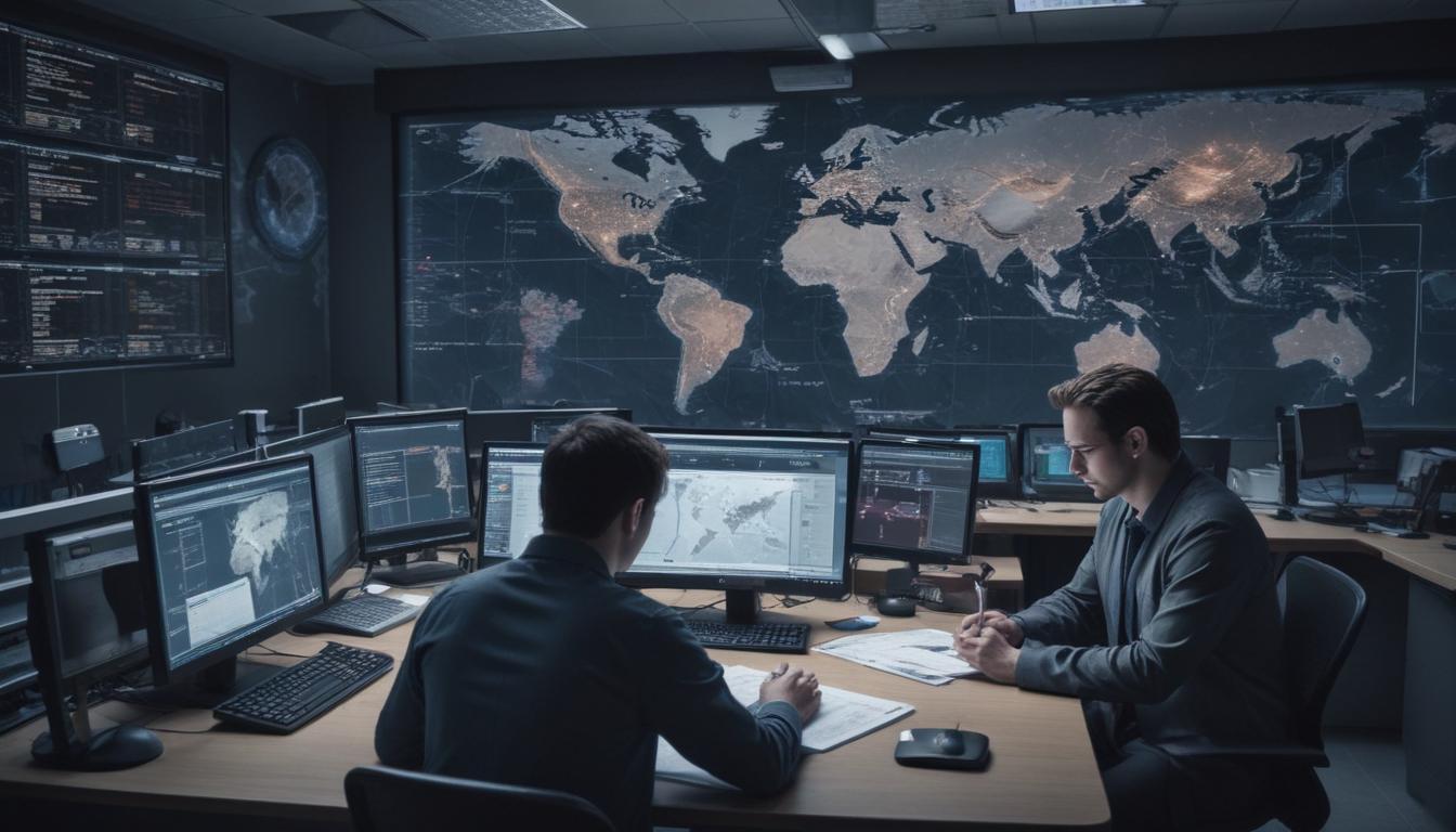 An image illustrating Global Cybersecurity Threats Escalate: Data Breaches, AI Supply Chain Attacks, and Sophisticated Fraud Schemes Dominate Headlines