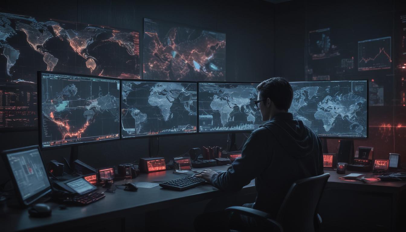 An image illustrating Global Cybersecurity Threats Escalate Fraud Data Breaches and Ransomware Dominate April 2026