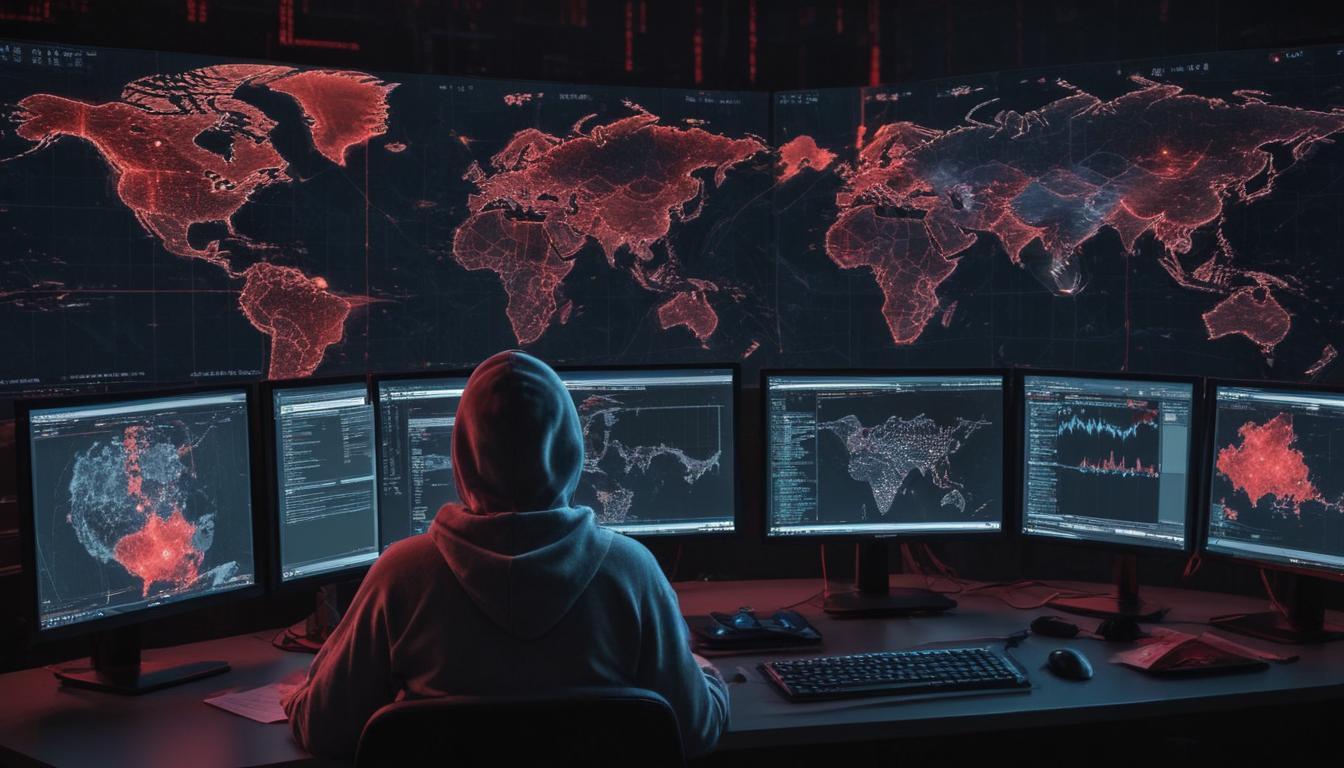 An image illustrating Global Cybersecurity Threats Escalate in April 2026