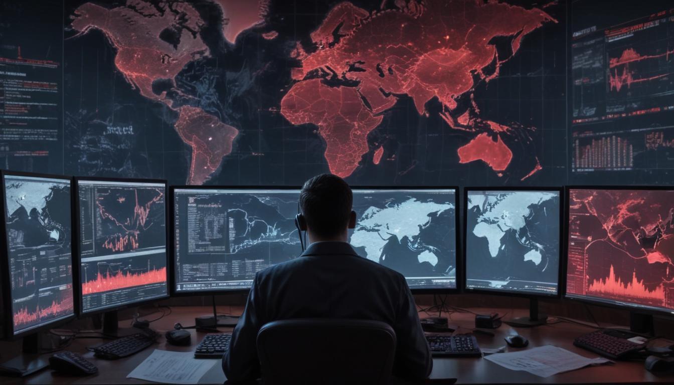 An image illustrating Global Cybersecurity Threats Escalate Fraud Ransomware and Supply Chain Attacks Dominate Headlines