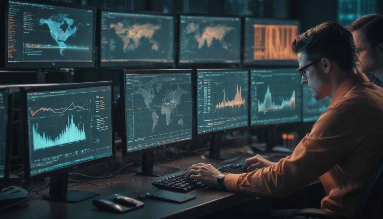 An image illustrating Global Cybersecurity Threats Escalate in April 2026