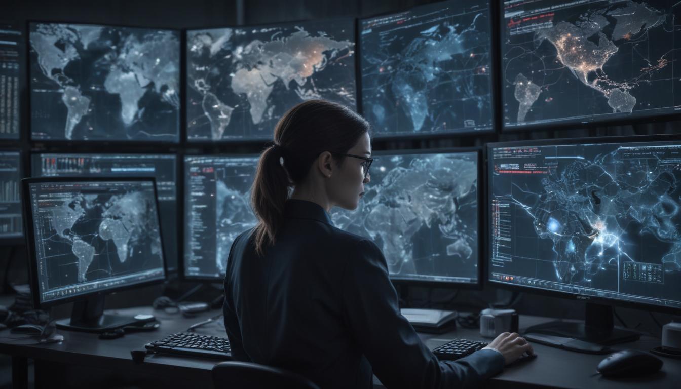 An image illustrating Global Cybersecurity Threats Escalate in April 2026