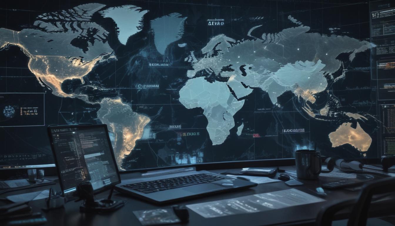 An image illustrating Global Cybersecurity Threats and Frauds Update