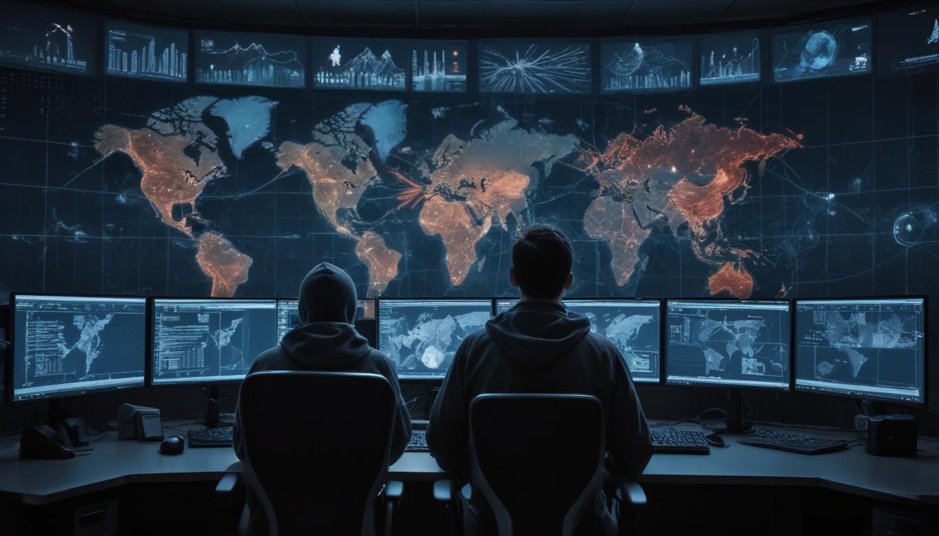 An image illustrating Global Cybersecurity Threats Escalate in April 2026