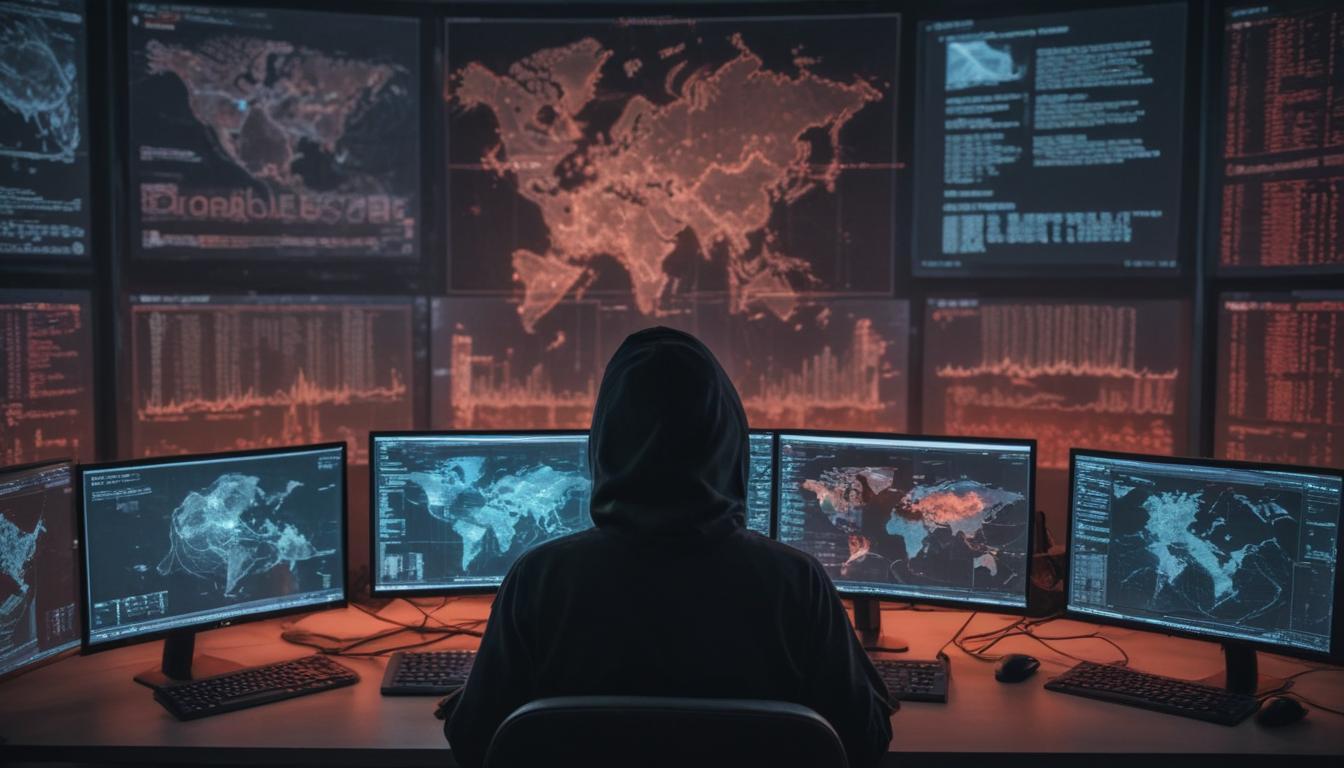 An image illustrating Global Cybersecurity Threats Escalate in April 2026