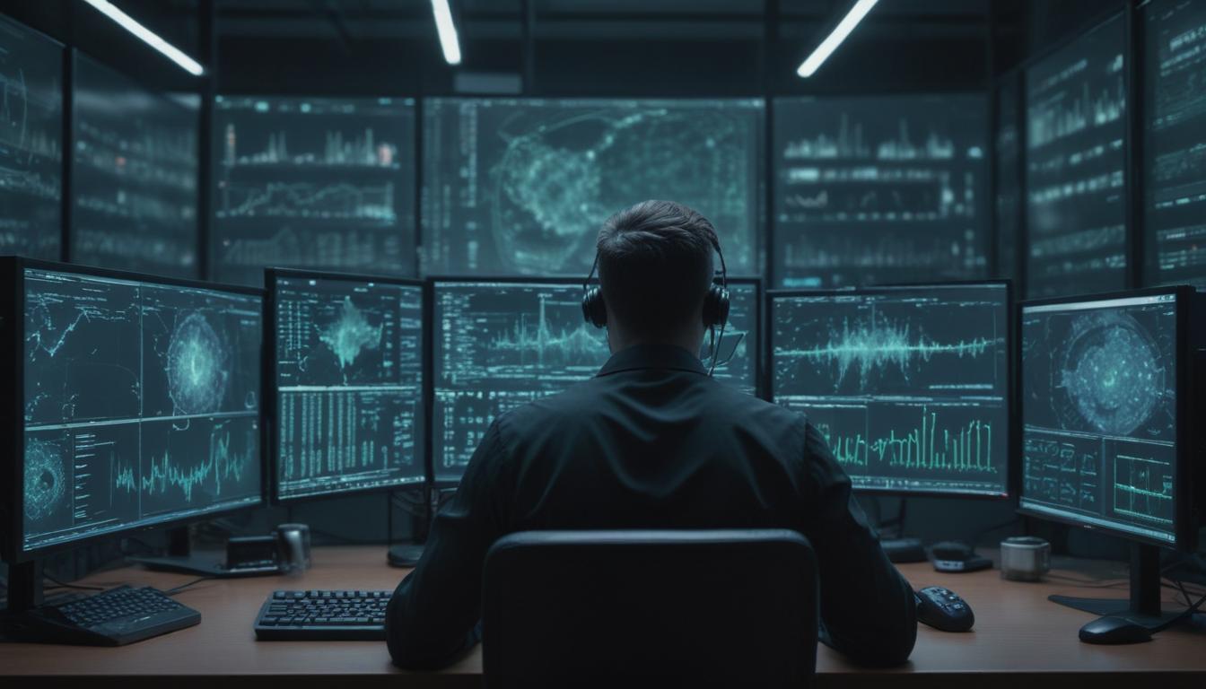 An image illustrating Surge in Cyber Threats Supply Chain Attacks WhatsApp Frauds Ransomware AI Data Breaches