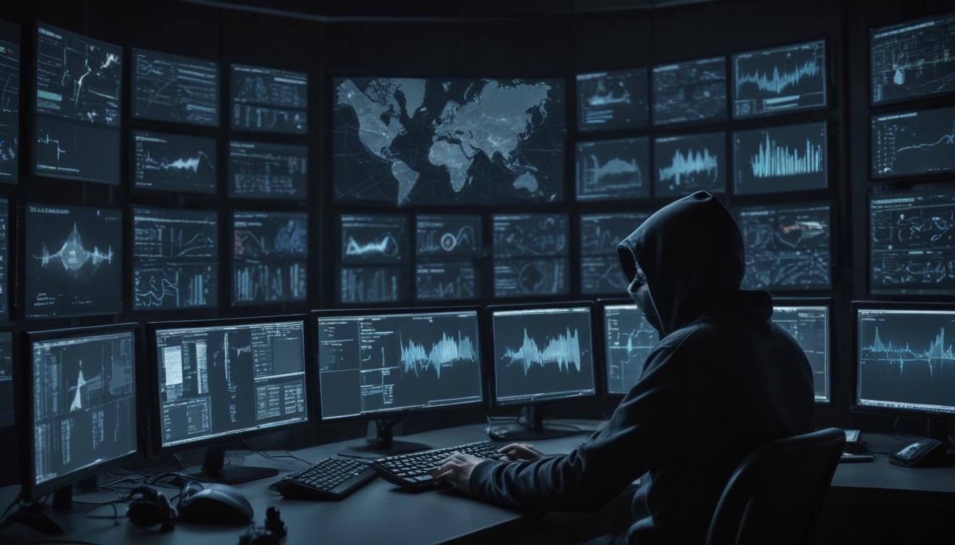 An image illustrating Global Cyber Security Threats and Safety Measures