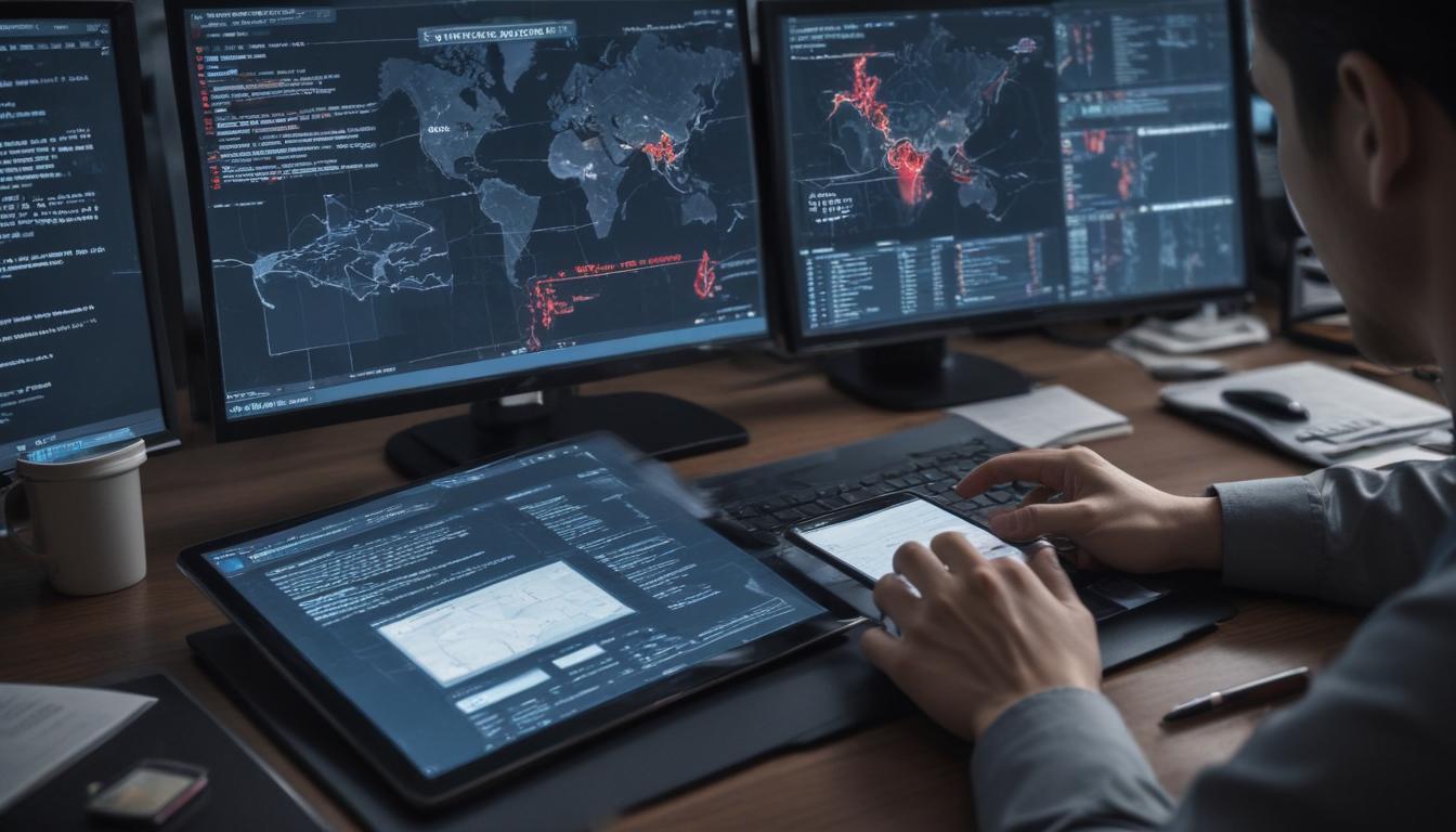 An image illustrating Cybersecurity Incidents and Alerts: A Snapshot of Emerging Threats, Scams, and Law Enforcement Actions (April 6-8, 2026)