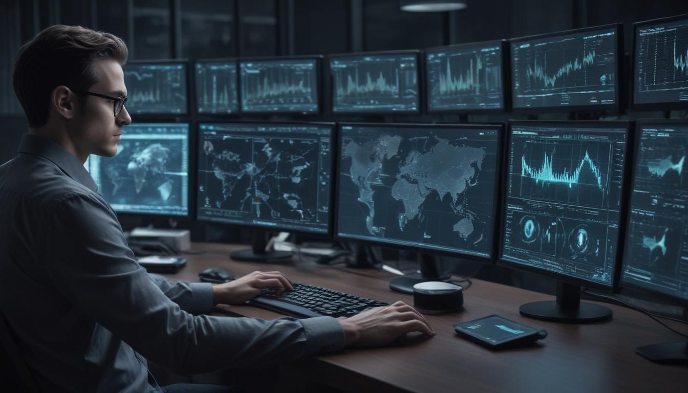 An image illustrating Cybersecurity Alerts: Dark Web Monitoring, AI-Powered Scams, Insider Threats, and Global Fraud Trends (April 7–8, 2026)